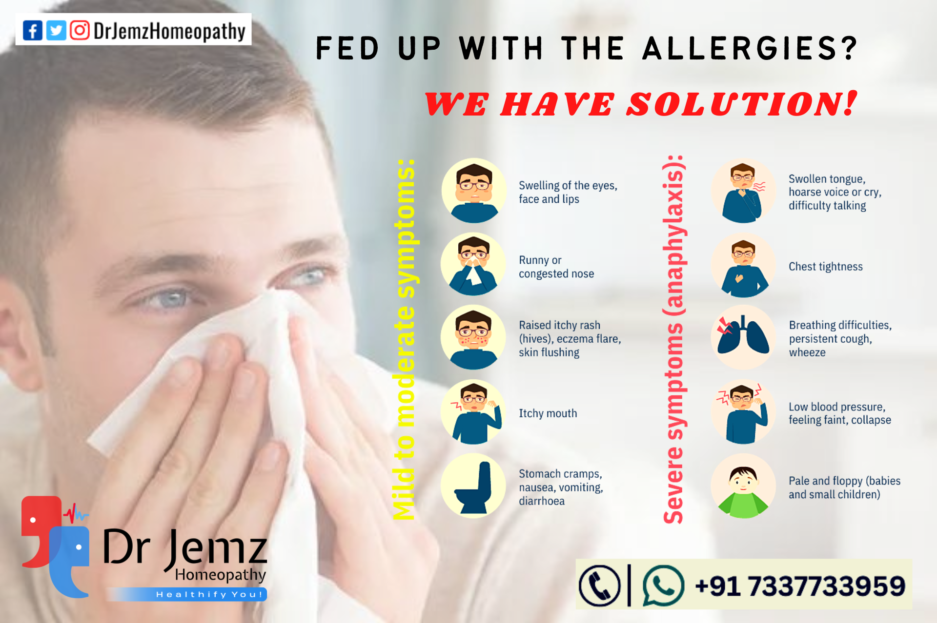 Homeopathy Helps Eliminating Allergic Diseases